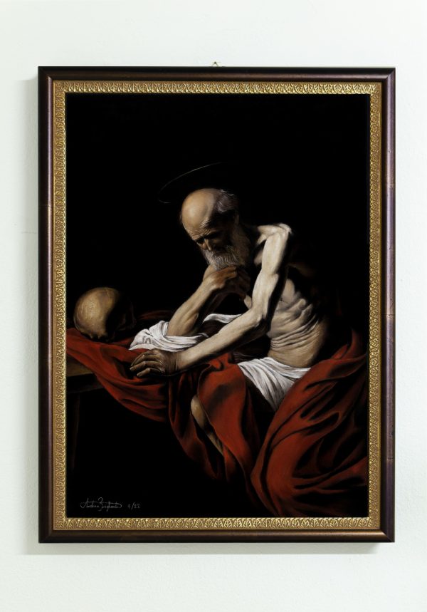 "San girolamo in meditazione" - Master copy - Painting - Image 2