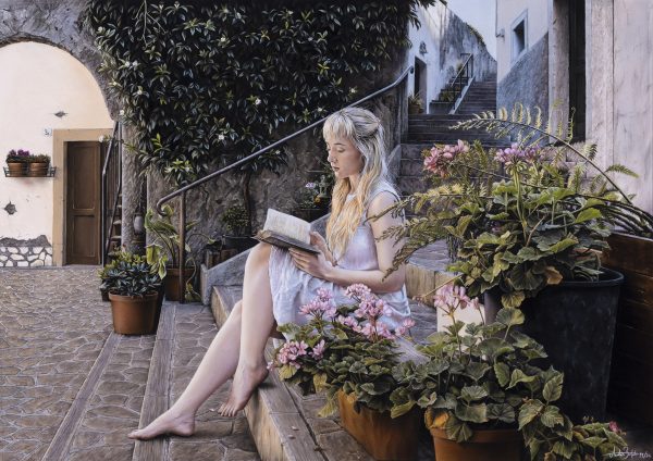 Fiori all'alba - Painting